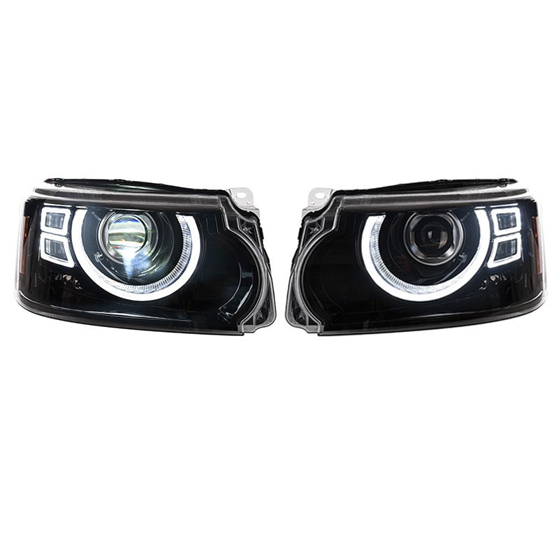 Euronavigate new modified Defender style headlights for Range Rover Sport L320