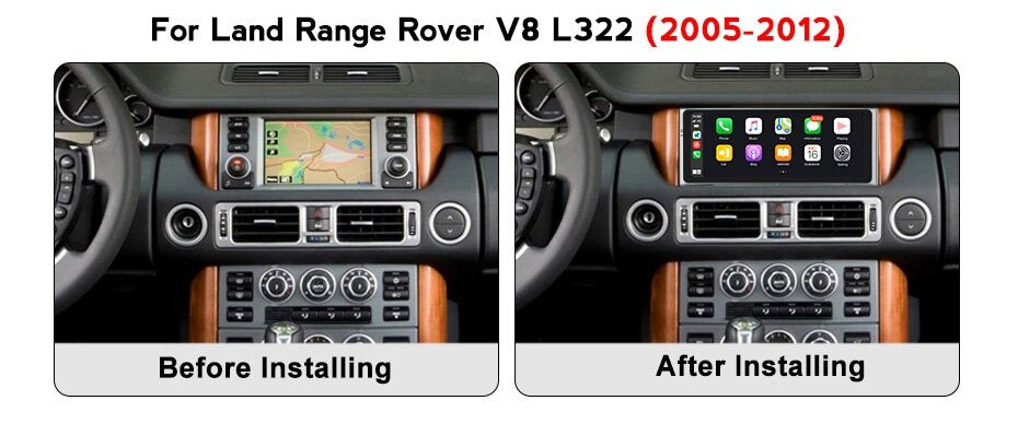 Euronavigate L322 Range Rover Vogue 11.0 Android 10.25 Infotainment Upgrade