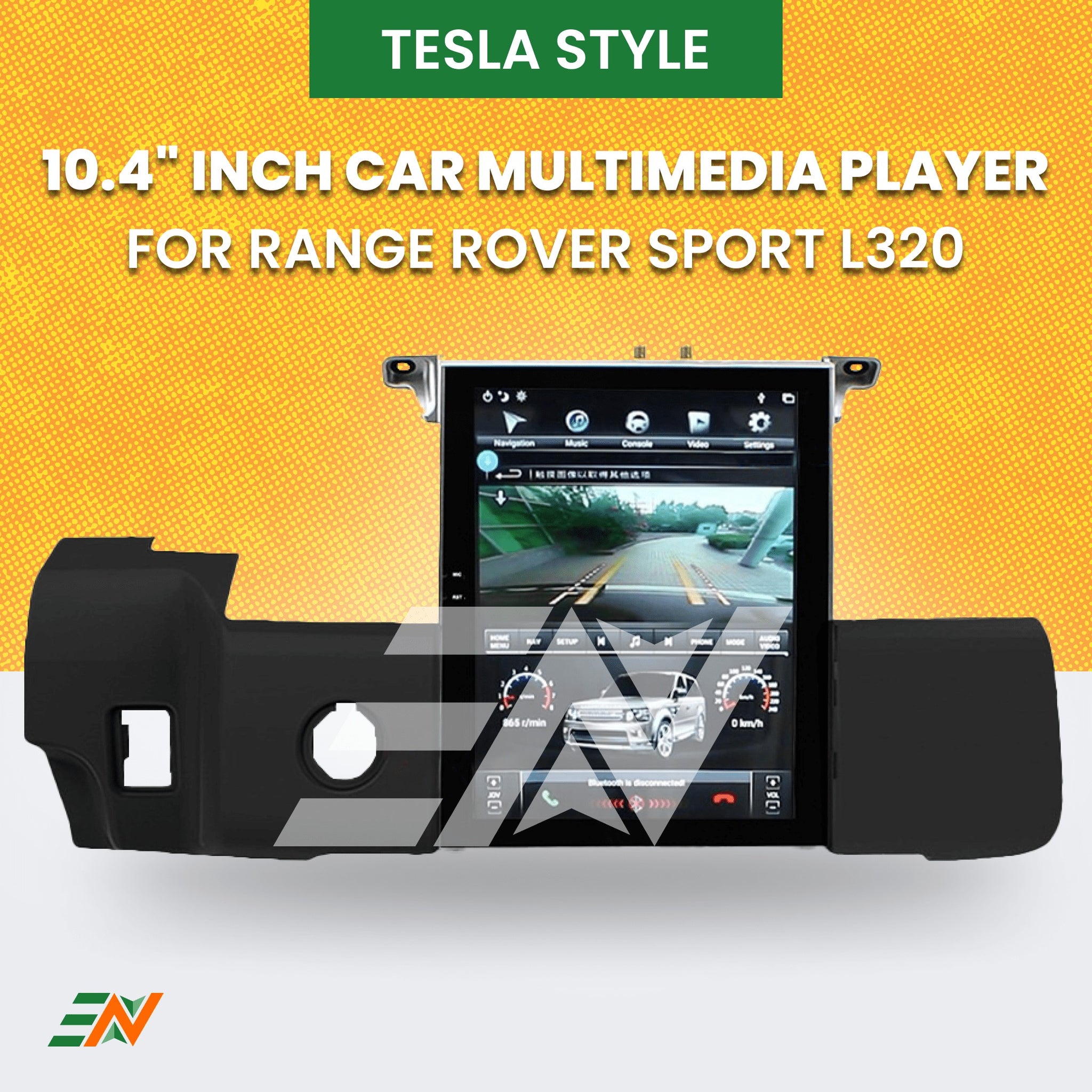 Euromavigate 10.4 inch tesla style car multimedia player for Range Rover Sport L320