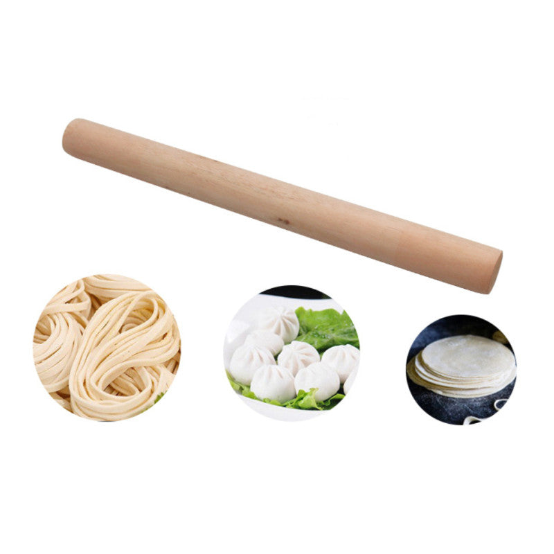 Wooden Rolling Pin for Baking Pizza Clay Pasta Cookies