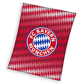 Billede af Bayern München fleece tæppe - 130x170 cm.