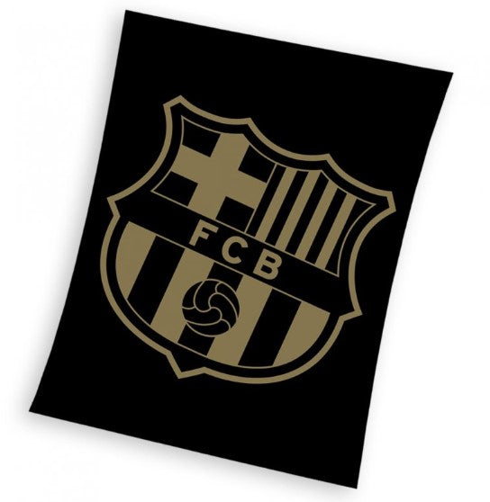 Billede af FC Barcelona fleece tæppe - 130x160 cm.