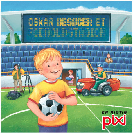Billede af Oskar besøger et fodboldstadion - Pixi bog