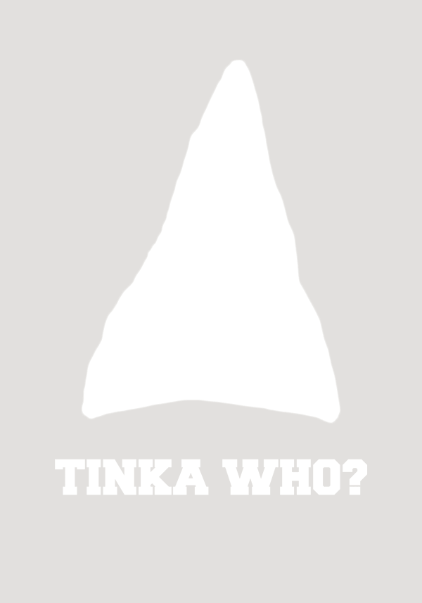 Billede af Tinka who? plakat, 70x100 / Hvid