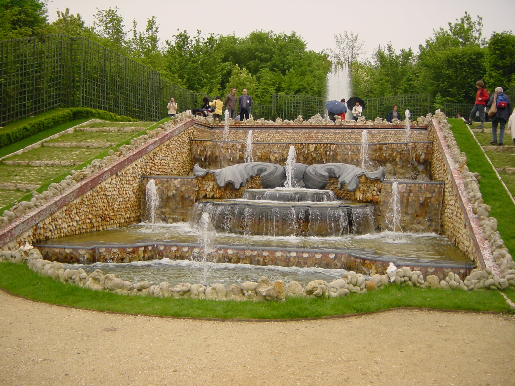 Les trois fontaines Versailles