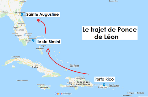 carte Ponce de Léon