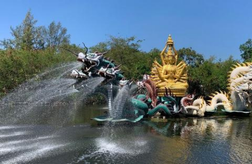  fontaine parc Ancient Siam