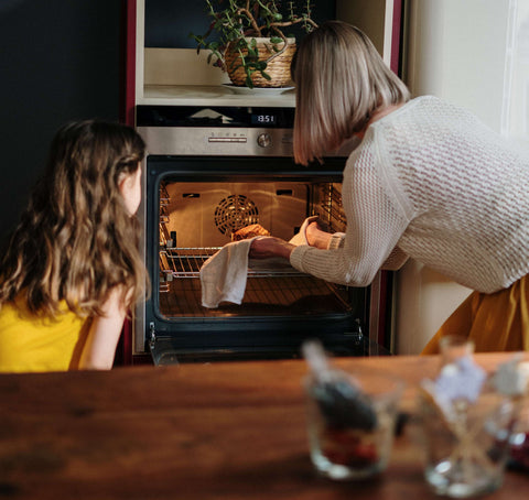 Easter baking with kids