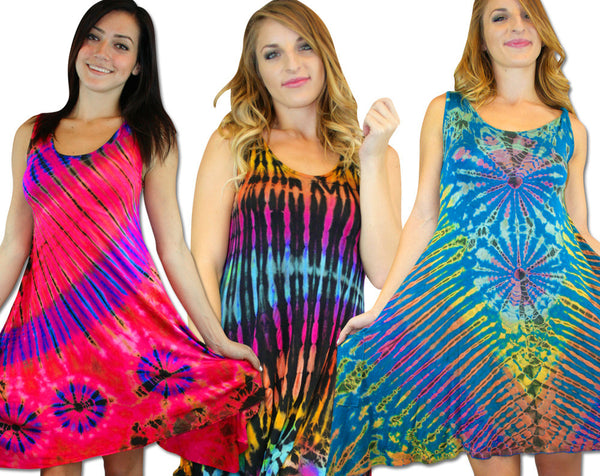 Shop Online Tie Dye Sleeveless Maxi Dress – Jon's Imports Inc