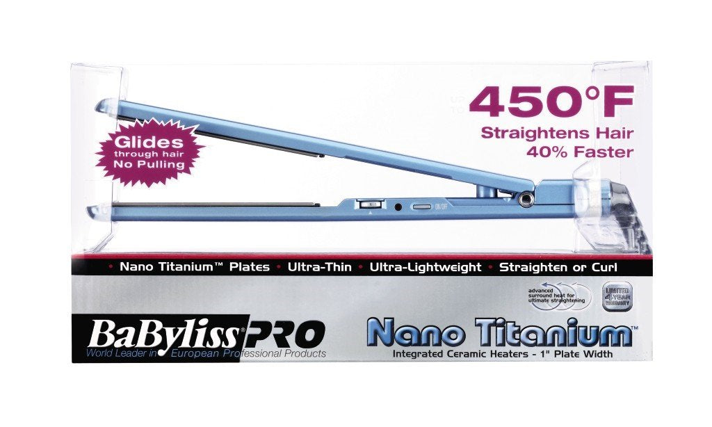 onszelf procedure kolf BaByliss PRO Nano Titanium 1.5 inch Ultra-Thin Straightening Iron – Barber  Beauty Supplies - USA