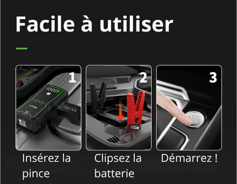 booster batterie diesel mode emploi 2500A