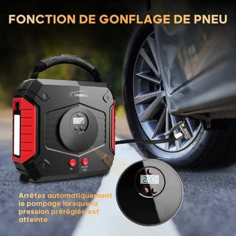 booster batterie avec compresseur air