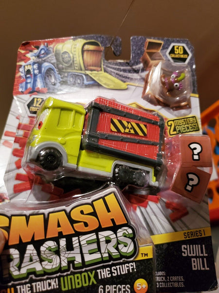 Just Play Smash Crashers Series 1 Rusty Rigs Crash The Truck! UnBox The  Stuff!