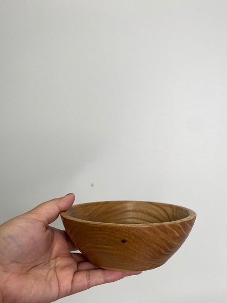 Set Of 2 Wooden Bowls | Signed By Delmer Epp