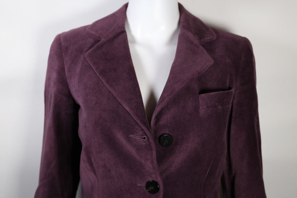 Giorgio Armani Purple Velvet Smoking Jacket– YourLuxeCloset