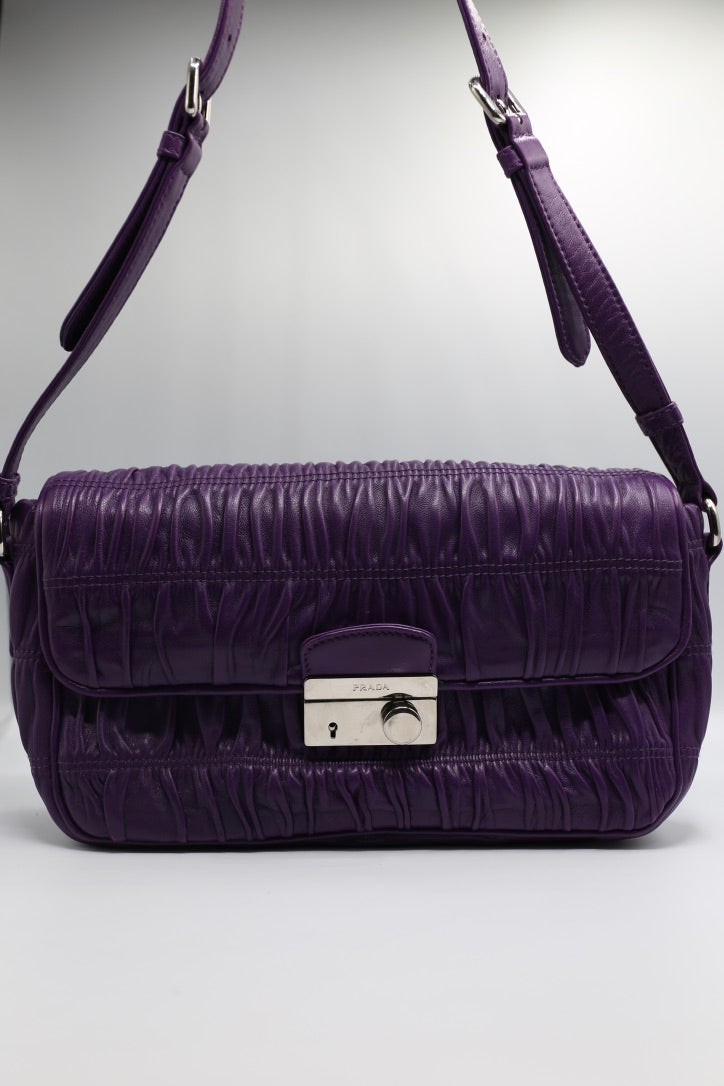 Prada Tessuto Nylon Ruffle Bag– YourLuxeCloset