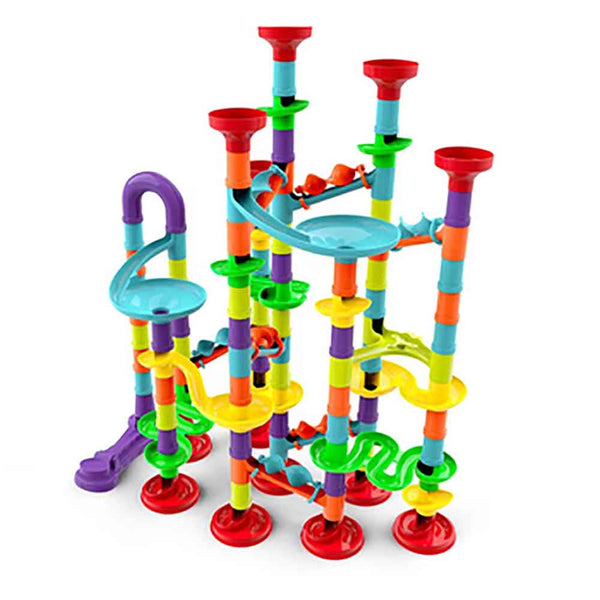 STEM ejection slide rolling ball track🔮 (142 pieces of building blocks 90 rolling balls)-STEM toys-Kidrise🧒🏻STEM Hong Kong Educational Toys｜STEAM Science Experimental Toys｜STEM Early Childhood Educational Toys｜Early Educational Toys｜Montessori Teaching Aids