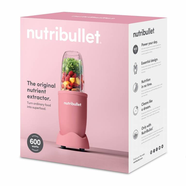NutriBullet 600W - Matte Soft Pink Nutrition