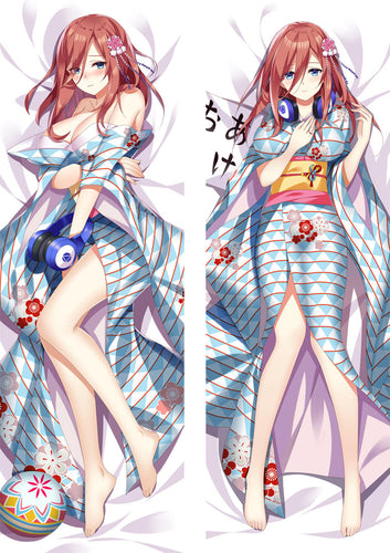 5-toubun no Hanayome Miku Nakano Anime Bed Sheet or Duvet