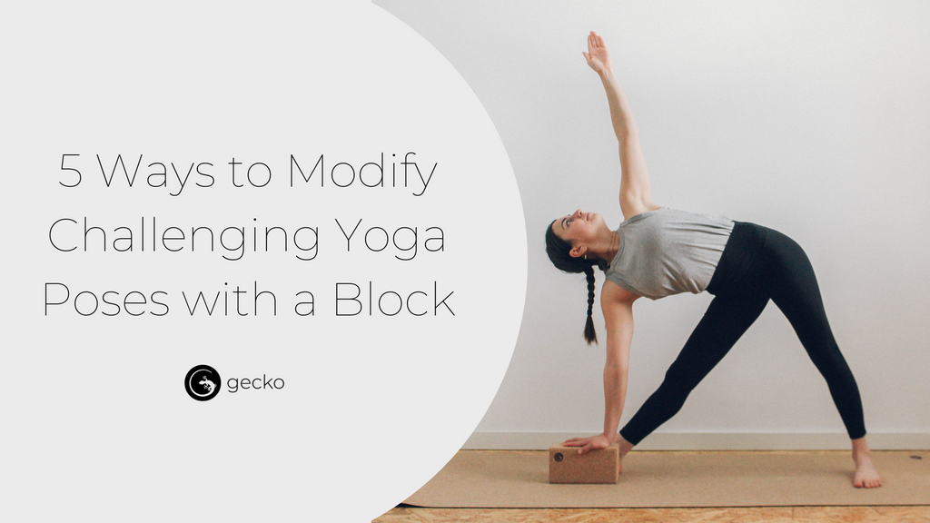 5 ways to modify with a cork yoga block