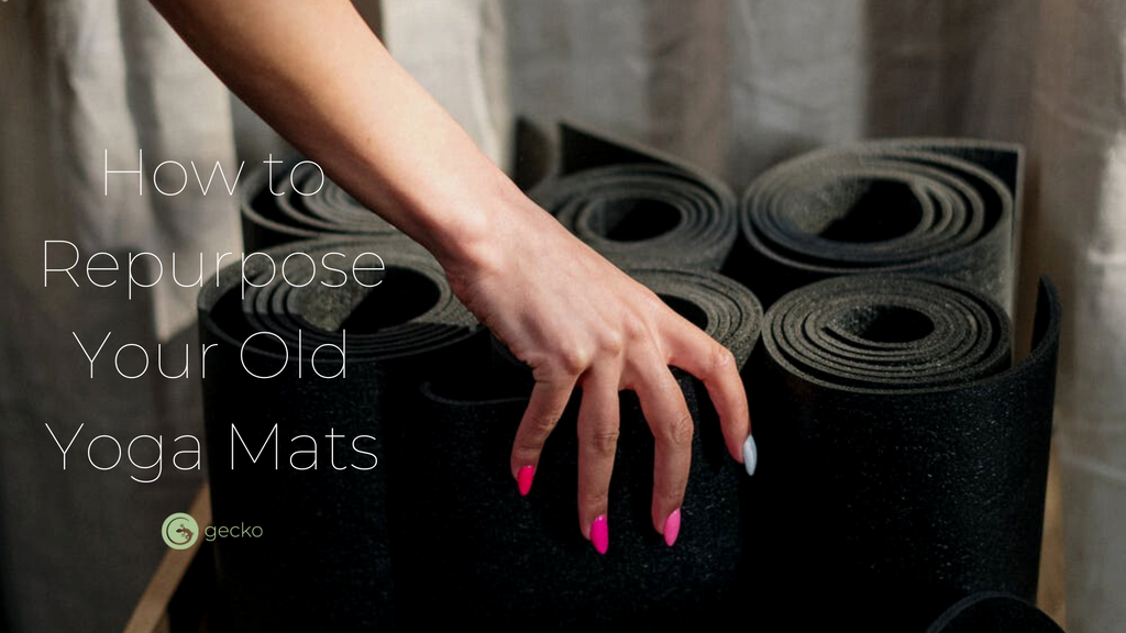 How to repurpose old yoga mats blog