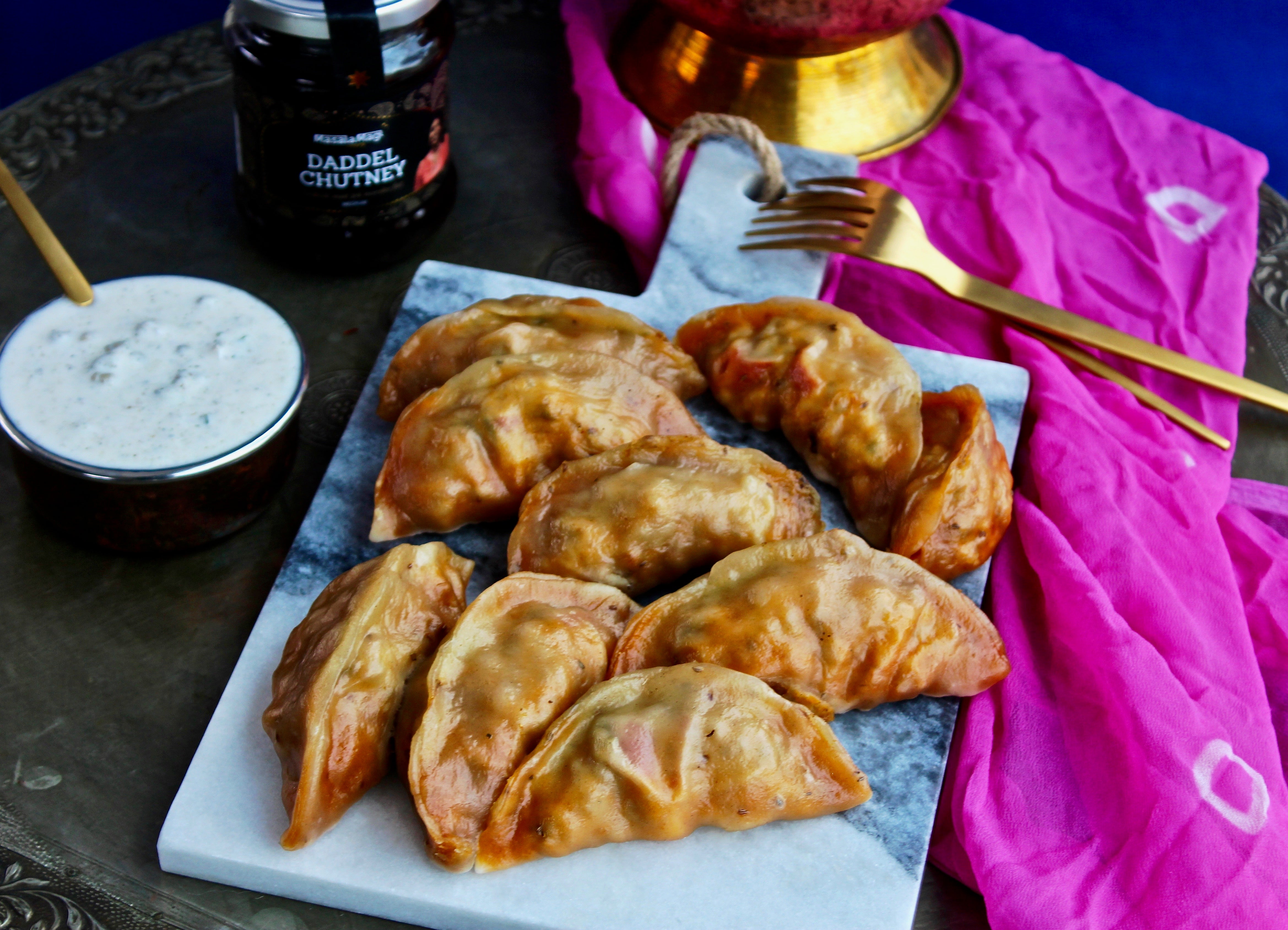 Momos med kjøtt