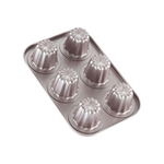 CHEFMADE 6 Cup Non-Stick Cannele Mould (WK9864)
