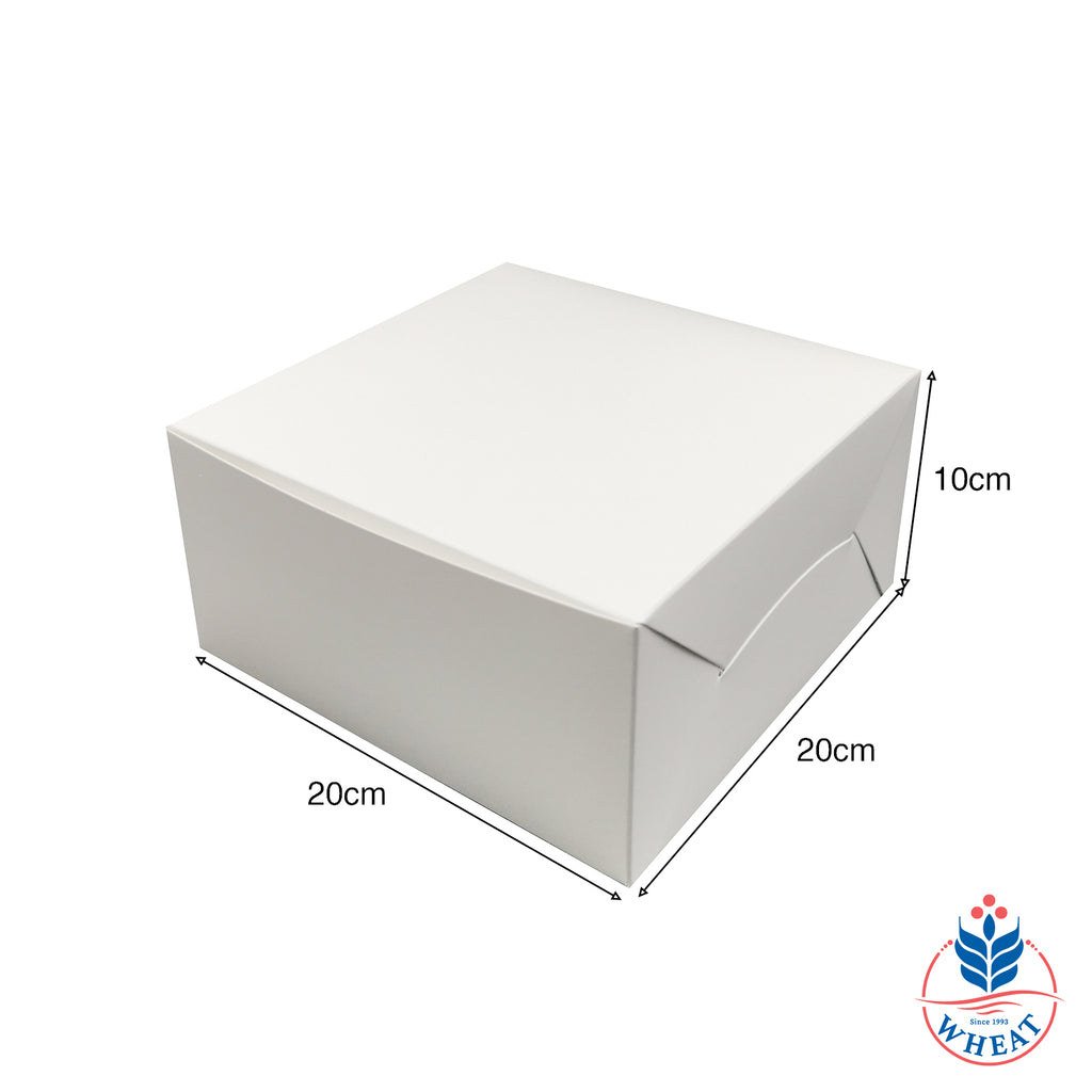 Cake Box - 15.5cm x 15.5cm x 7.5cmH – Wheat