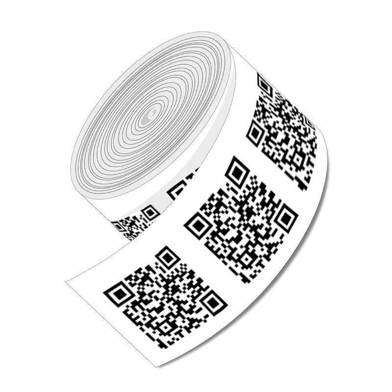 QR code roll labels
