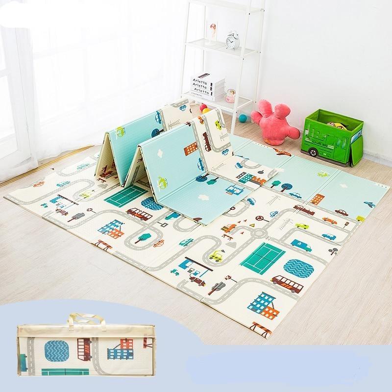 Grand Tapis De Jeu Double Face Pour Bebe Impermeable Doucenfance