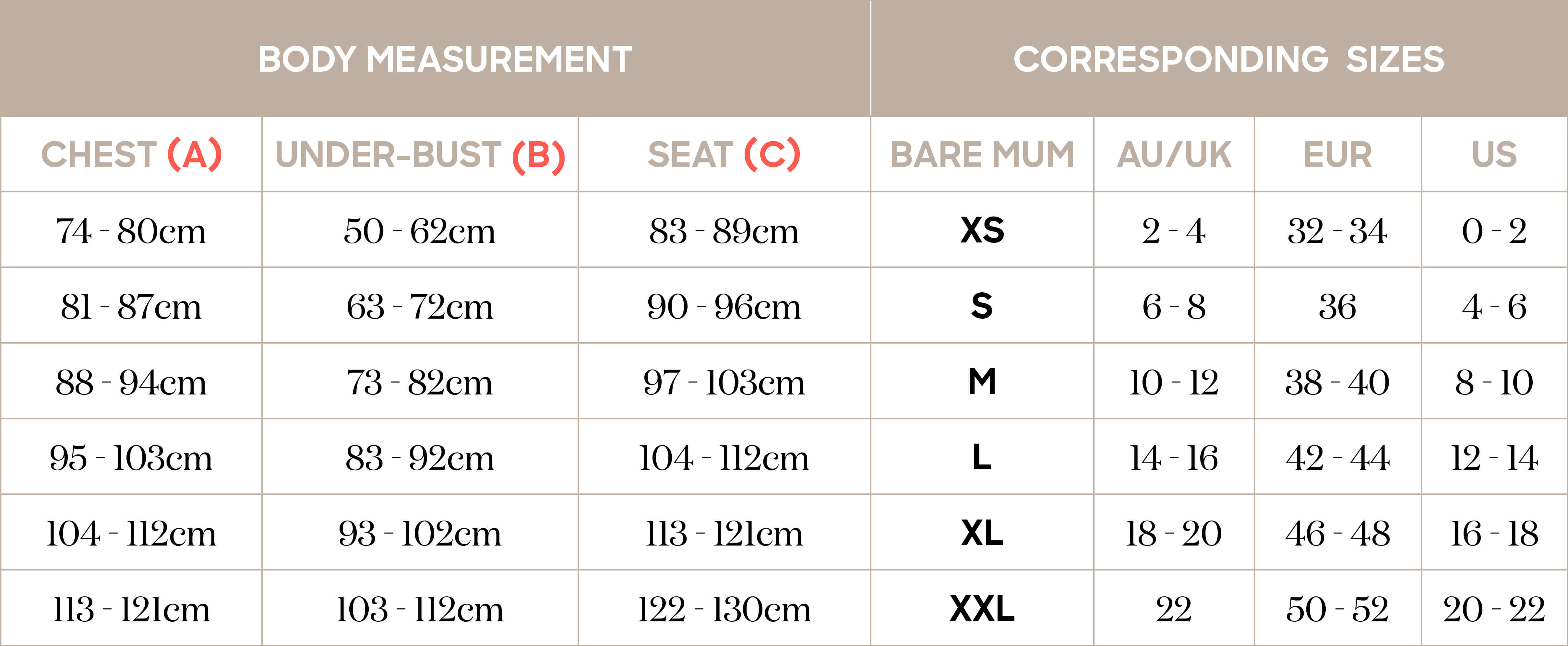 SIZEGUIDE