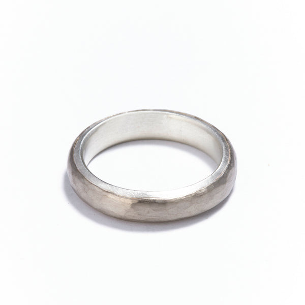 8mm Silver and Gold Ring – malcolm betts