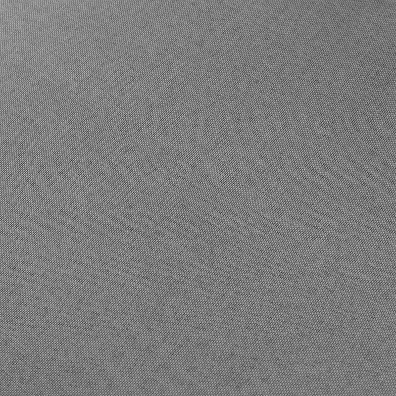 3-Seater Sofa Light Grey Fabric
