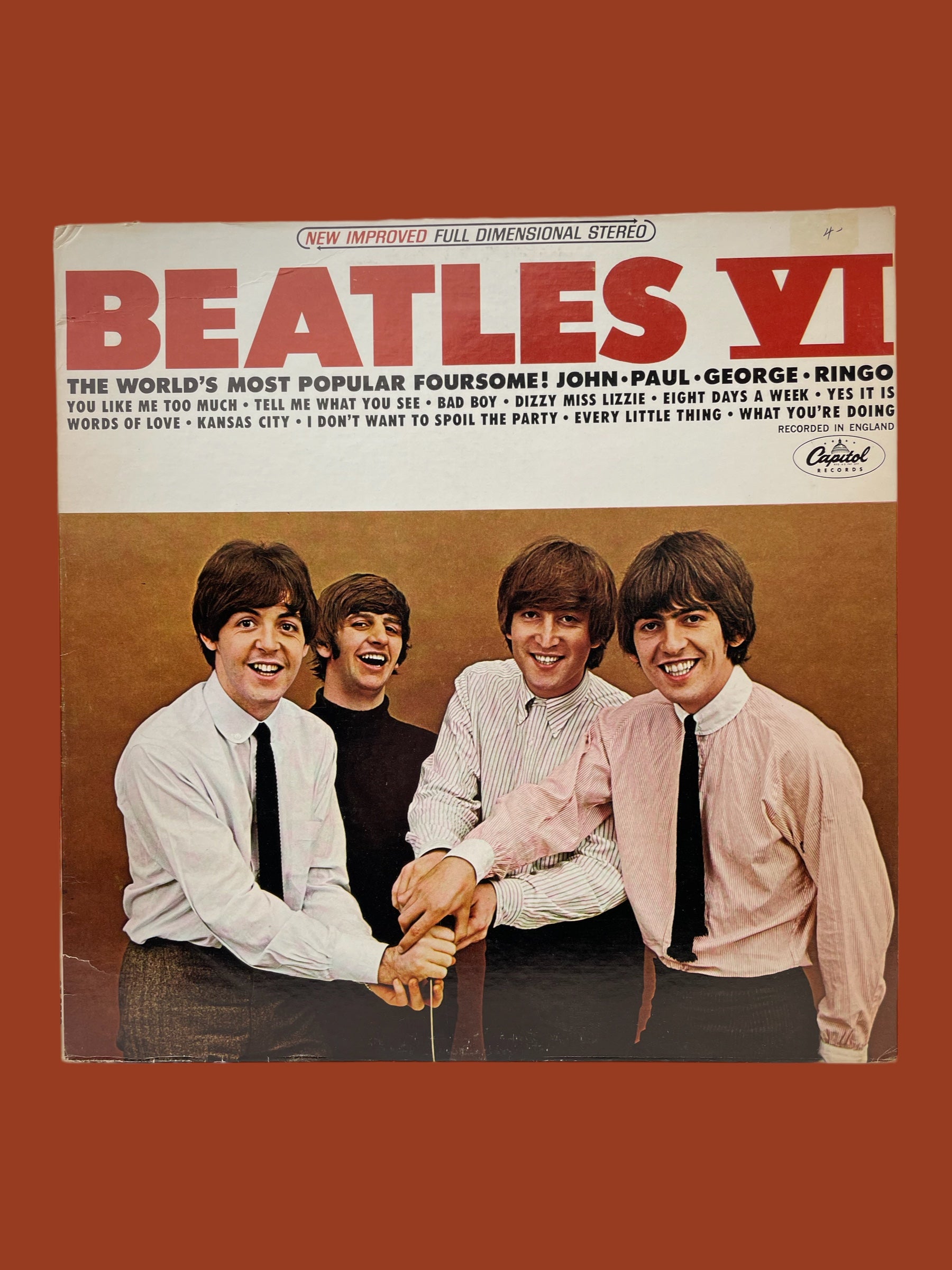 Les Beatles ‎– Beatles VI Capitol Records ‎– ST-2358
