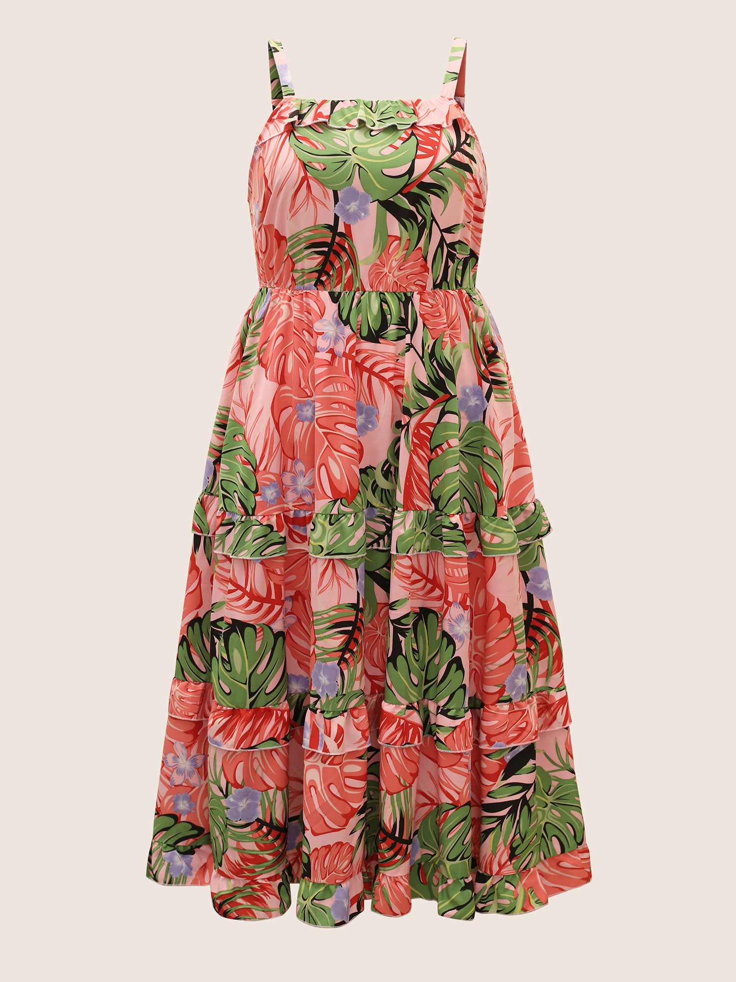 Bamboo Print Camisole Shapes Front Pocket Dress (4).jpg__PID:8394a7b4-8e0d-4803-b354-7f1c42fef878