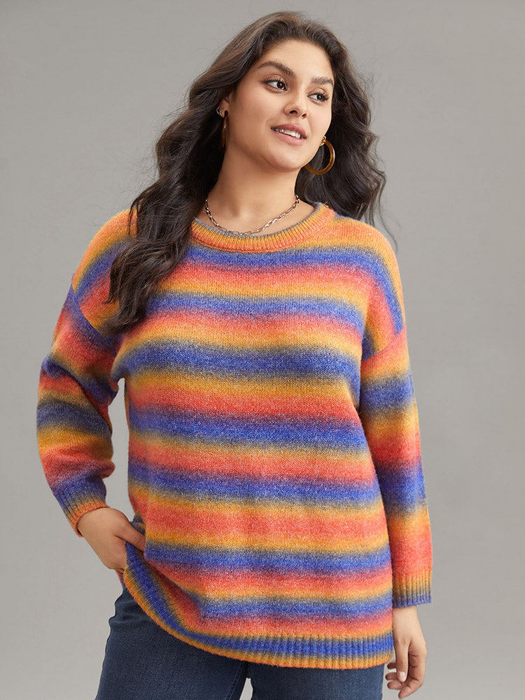 

Supersoft Essentials Colour Heather Contrast Pullover, Multicolor