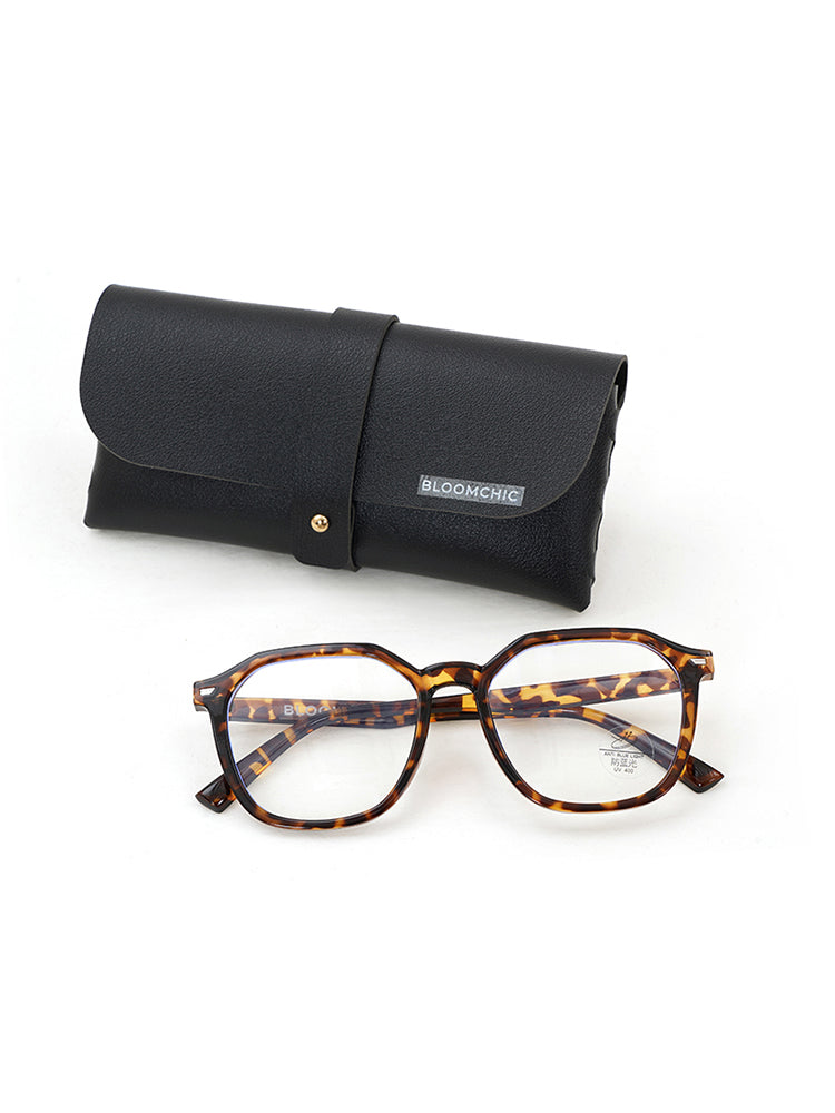 

Plus Size Glasses Eyewear | Leopard Frame Light Glasses Eyewear | BloomChic