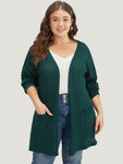 Knit Pocketed Ribbed Tunic