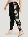 Womens Floral Print  Leggings by Bloomchic Limited