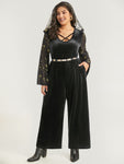 Glittering Mesh Jumpsuit