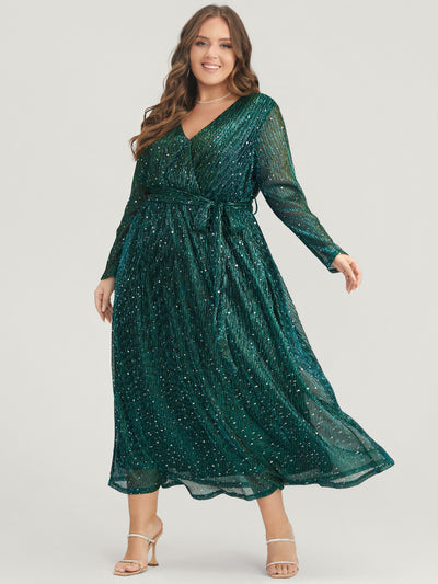 EMERGE - Teal Sequin Halter Dress – Dell Scott Collection