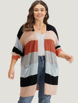 Supersoft Essentials Colorblock Patched Pocket Tunic Cardigan