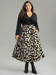 Leopard Print Pocketed Dress by Bloomchic Limited