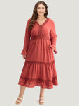Lace Bell Sleeves Dress