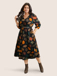 General Print Dress by Bloomchic Limited