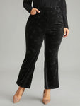 Velvet Star Elastic Waist Pants