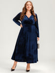 Velvet Pocketed Dress by Bloomchic Limited