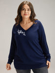 Supersoft Essentials Floral Embroidered Pullover