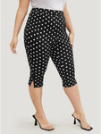 Womens Polka Dot Knee High  Leggings by Bloomchic Limited