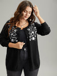 Supersoft Essentials Anti pilling Silhouette Floral Print Cardigan